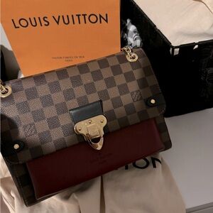 Louis Vuitton Damier Ebene Vavin PM Bordeaux